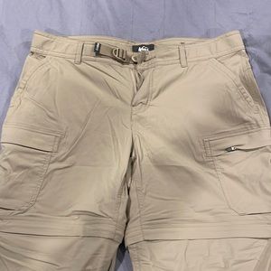 Three REI Sahara convertible pants/shorts